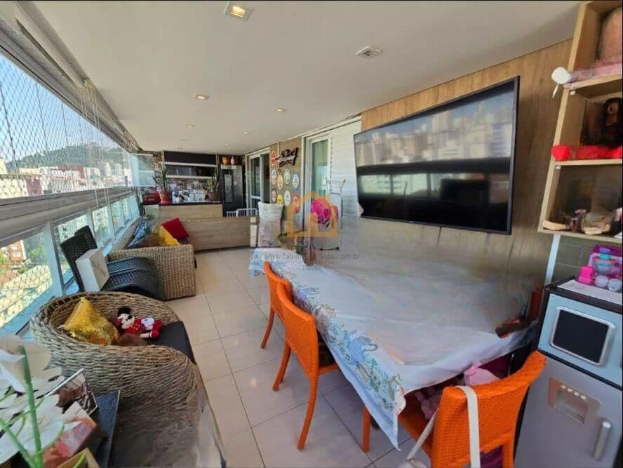 Apartamento 3 quartos sendo 2 suítes à venda no bairro Campo Grande - Santos/SP