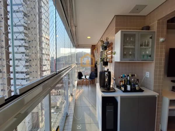 Apartamento 2 dormitórios 2 vagas no bairro Campo Grande - Santos/SP