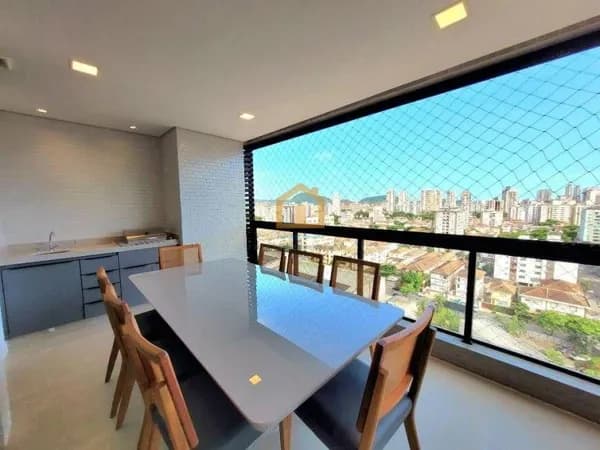 Apartamento à venda 2 Dormitórios (1 Suíte) | 2 Vagas no bairro Aparecida - Santos/SP