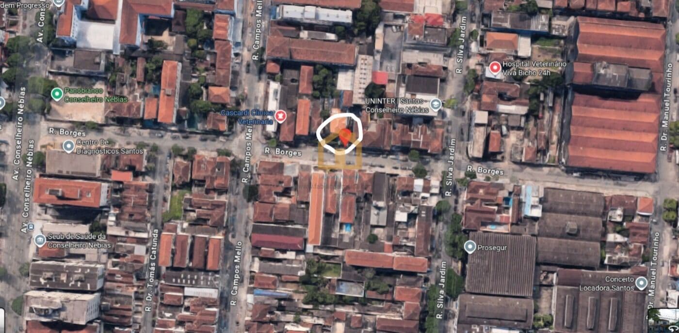 Terreno à venda 15 x 50 no bairro Macuco - Santos/SP