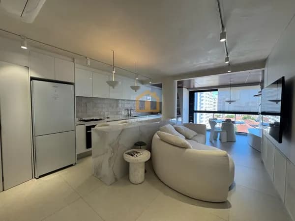 Apartamento Porteira fechada 1 suíte master com banheira e closet no Boqueirão – Santos/SP