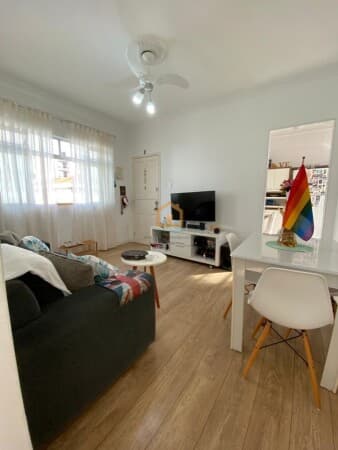 Apartamento 2 dormitórios à venda, 58 m² por R$ 430.000 - Boqueirão - Santos/SP