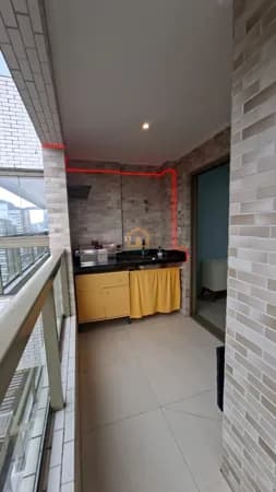 Apartamento 2 dormitórios à venda no bairro Boqueirão - Praia Grande/SP