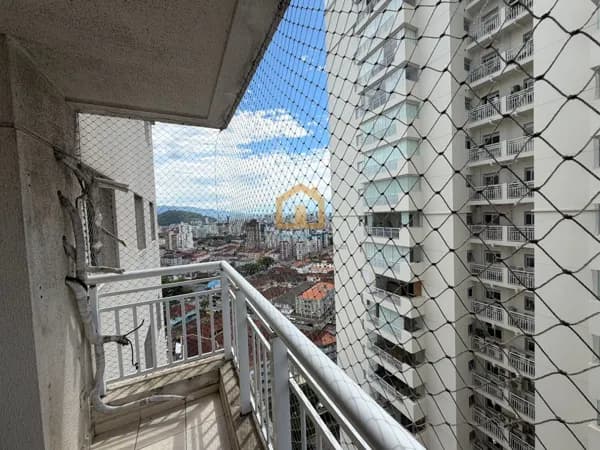 Apartamento no Condomínio fechado Acqua Play - Bairro Marapé, Santos / SP.