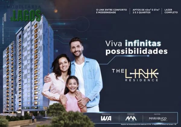 The Link Residence - Apartamento localizado no Indianópolis, Caruaru/PE