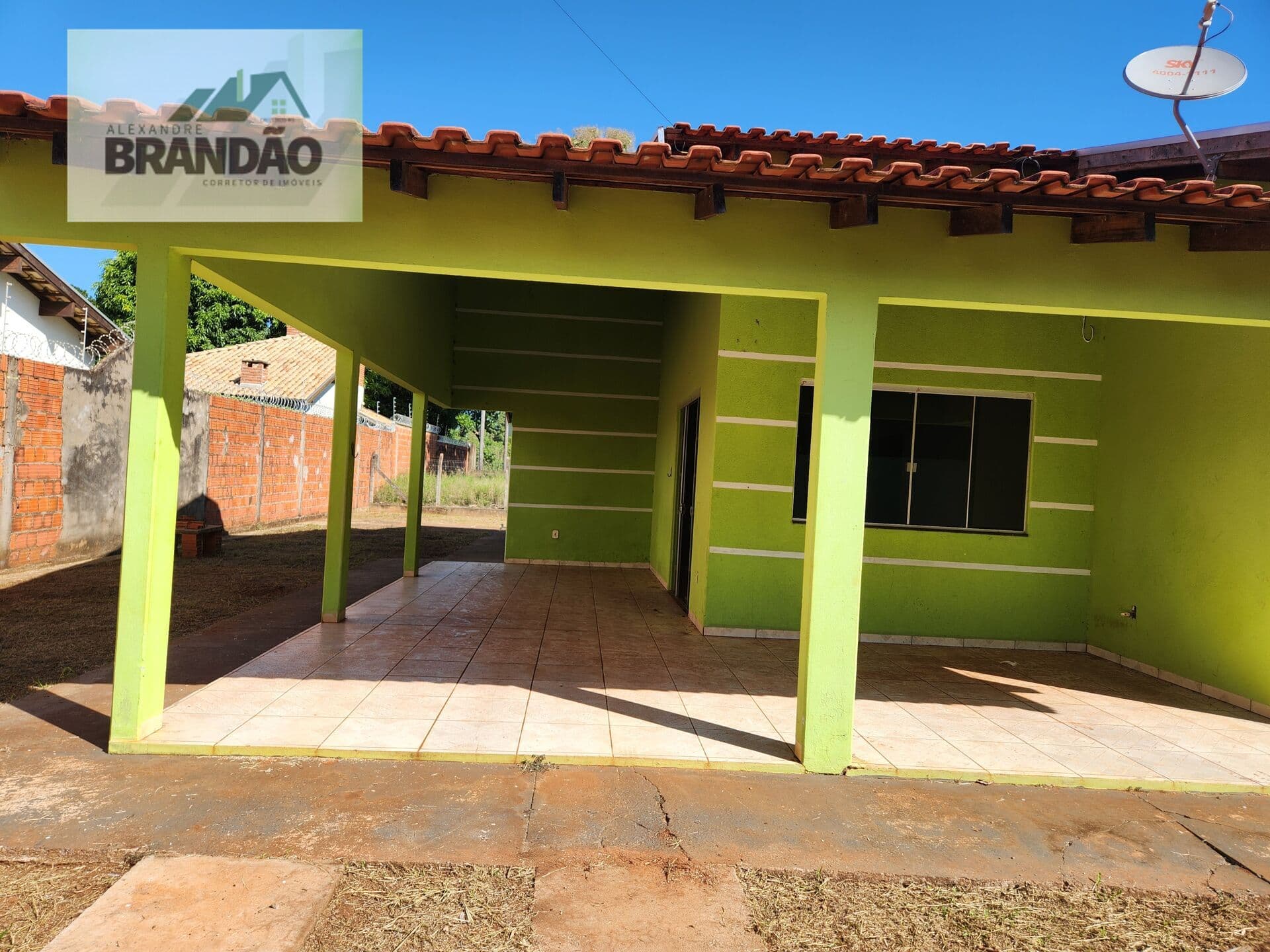 Casa Alvenaria em Vila Angélica, Jardim/MS