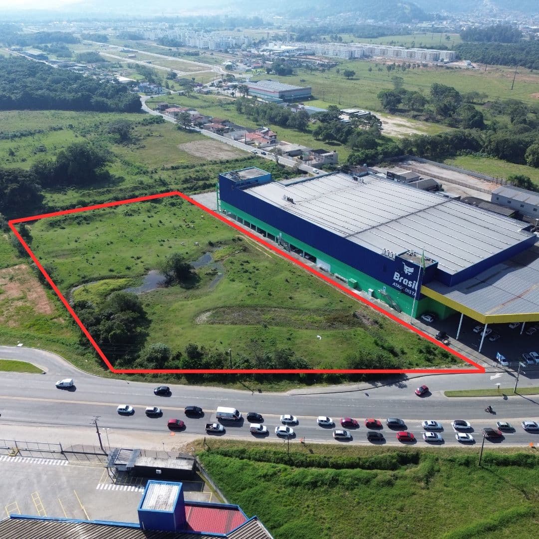 Terreno 11.828m ² frente para SC-281 no Sertão do Maruim - São José/SC