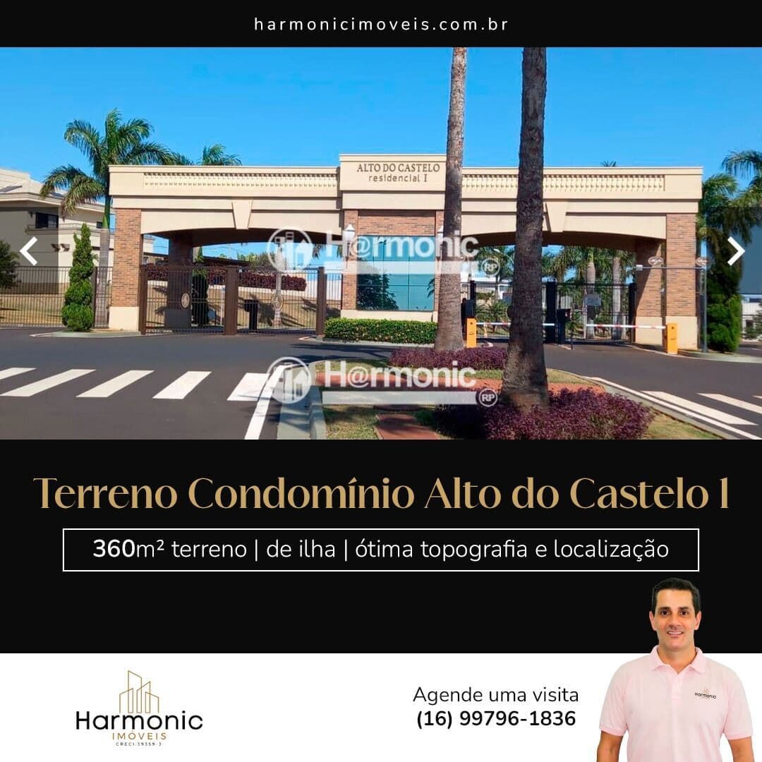 Terreno no Condomínio Residencial Alto Do Castelo, Ribeirão Preto/SP
