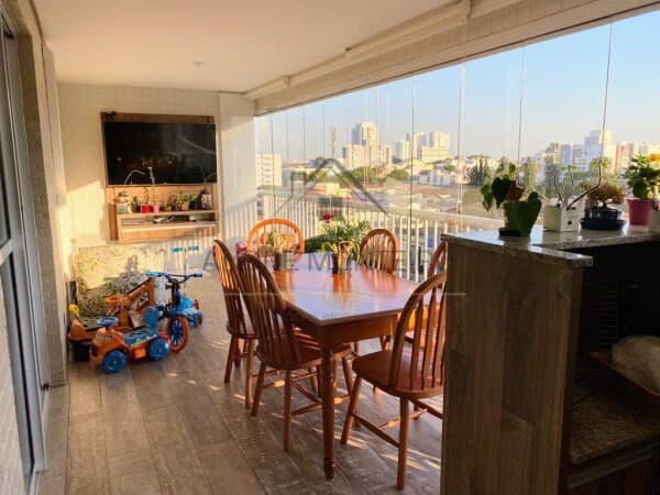 Lindo apartamento de 140ms com sacada gourmet no Bairro Santa Maria em São Caetano