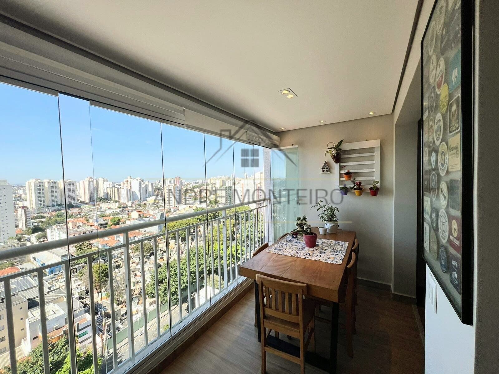 Lindo apartamento com sacada gourmet a venda no Santa Paula - PORTEIRA FECHADA