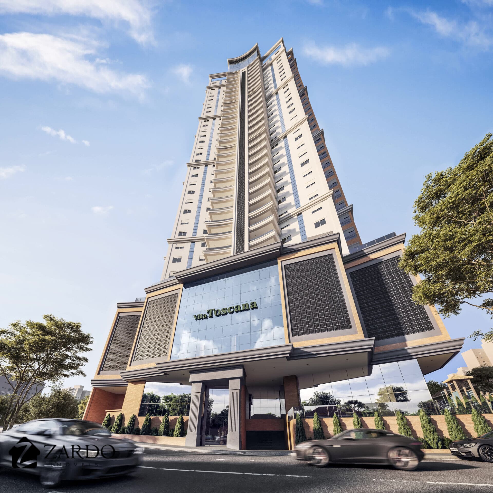 Apartamento de alto padrão, frente norte com 3 suítes