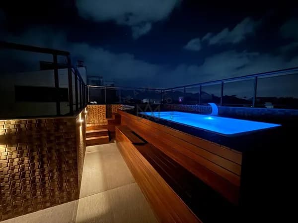 Cobertura duplex 5 quartos com piscina no Recreio