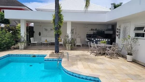 Casa Alto Padrão - Piscina, espaço gourmet e sala em 3 ambientes