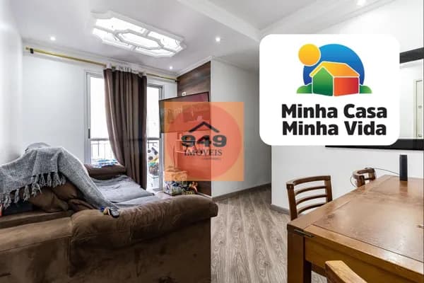 Apartamento com 2 Dormitórios à Venda no Liviero – Vila Liviero/SP. Minha Casa Minha Vida