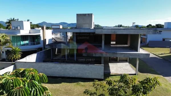 Casa Alto Padrão em construção, bairro Vargem Pequena, Florianópolis/SC