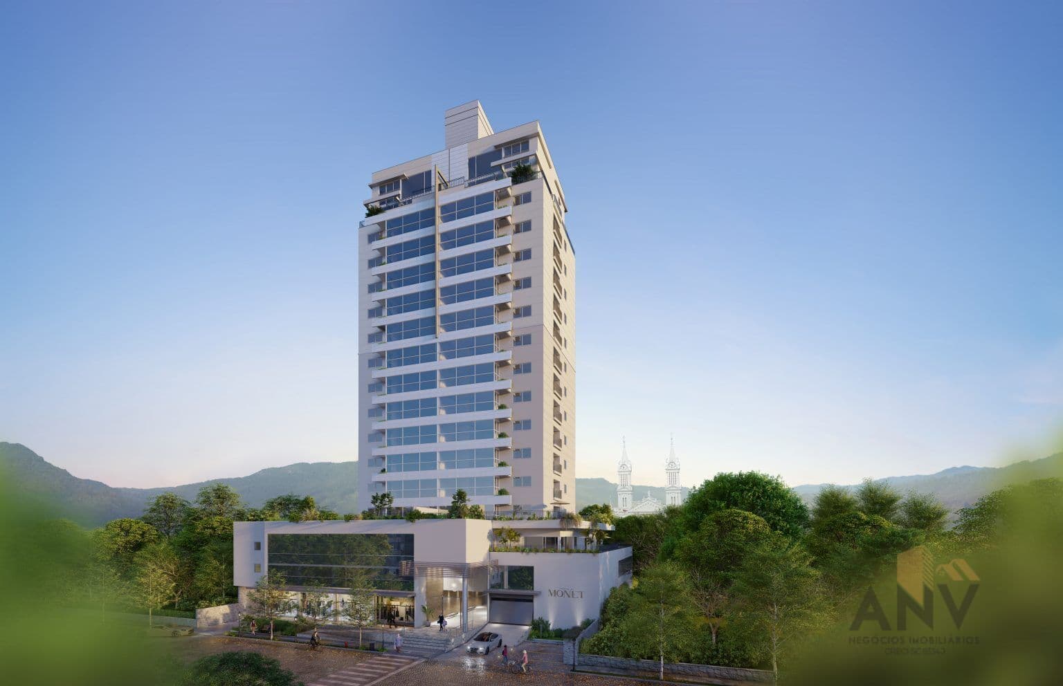 JARDIM DE MONET - Apartamento Alto Padrão no centro de Rio do Sul