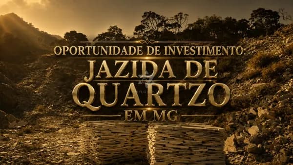 Oportunidade Mineral: Área de Quartzo com Grande Volume de Reserva Estimada em MG