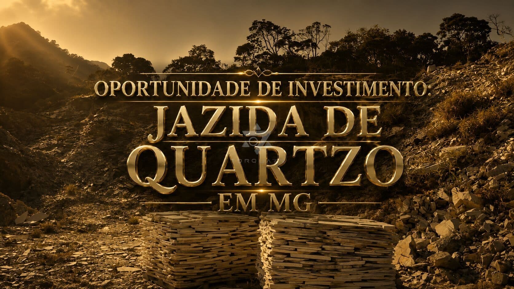 Oportunidade Mineral: Área de Quartzo com Grande Volume de Reserva Estimada em MG