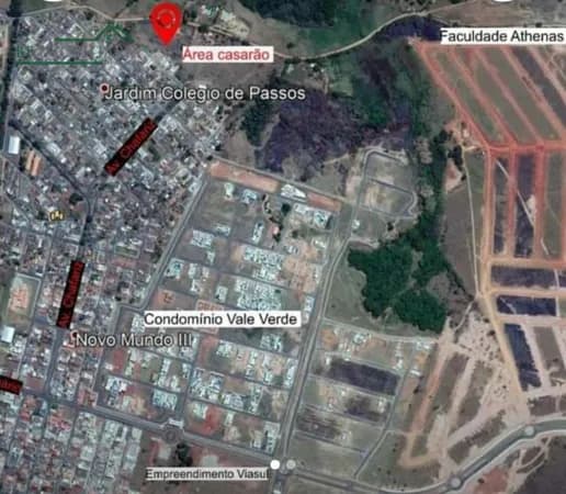 Lote/Terreno em Passos - Parque Casarão