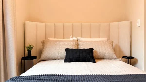 Apartamento Studio Airbnb pronto, em operação - Studio com 31.19 m², 1 quarto, mobiliado à venda no bairro Mercês.