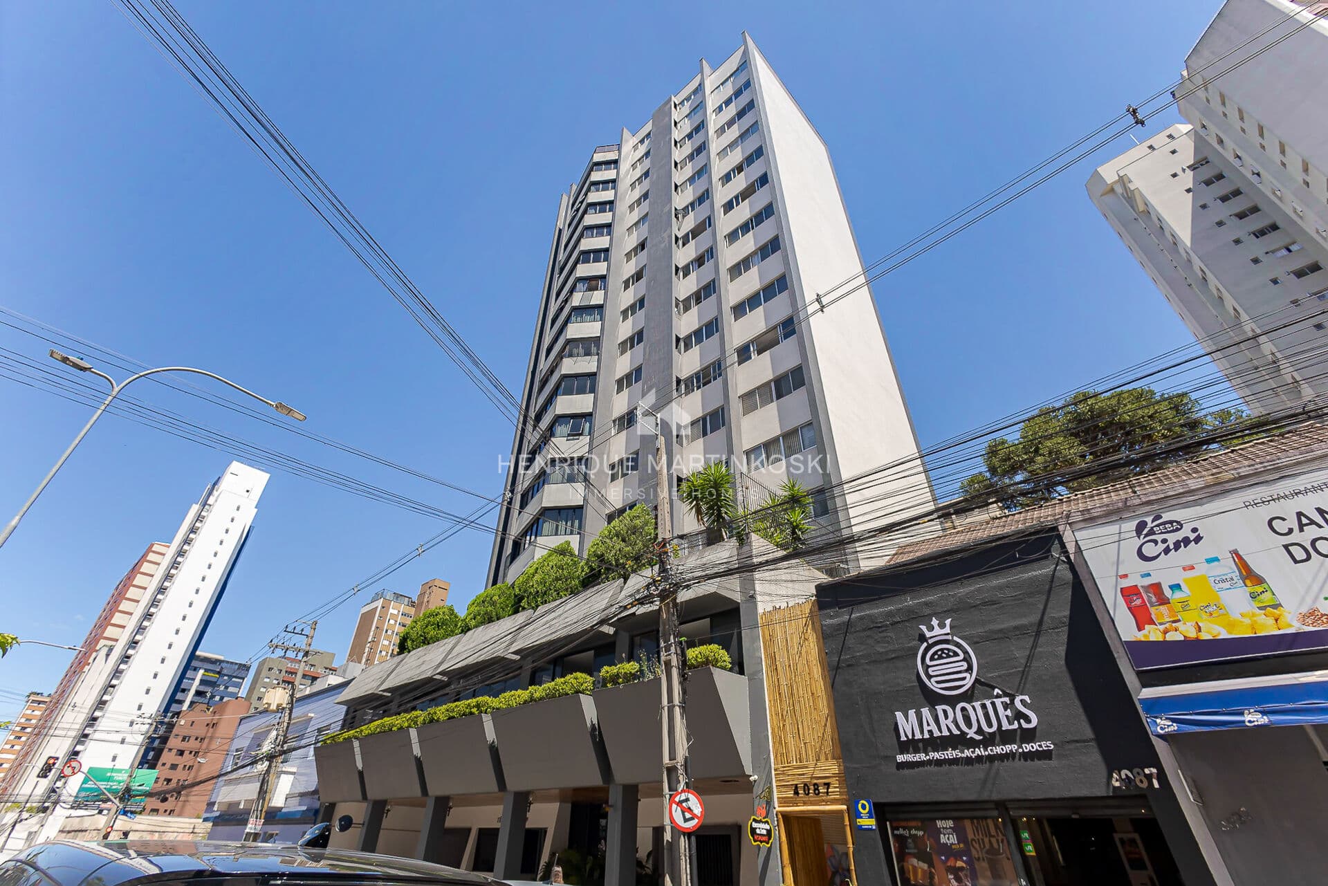 Apartamento à venda no Batel – 273m² privativos, 4 quartos, 1 por andar, ao lado do Shopping Curitiba