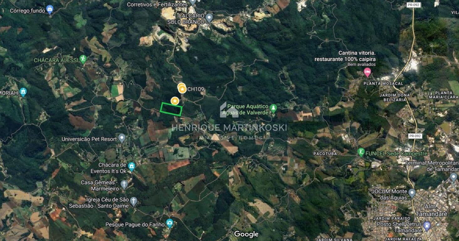 Chácara de 128.000m2 próximo de Curitiba e Almirante Tamandaré-PR
