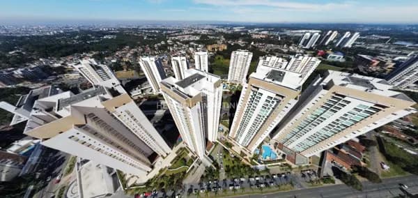 Apartamento a venda de 3 quartos sendo 1 suíte, 113m2, churrasqueira, face Oeste, Andar Alto, 2 vagas em condomínio clube