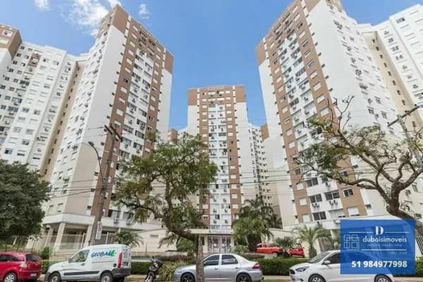Apartamento 2 dormitórios e 2 banheiros com vaga no Terra Nova Vista Alegre