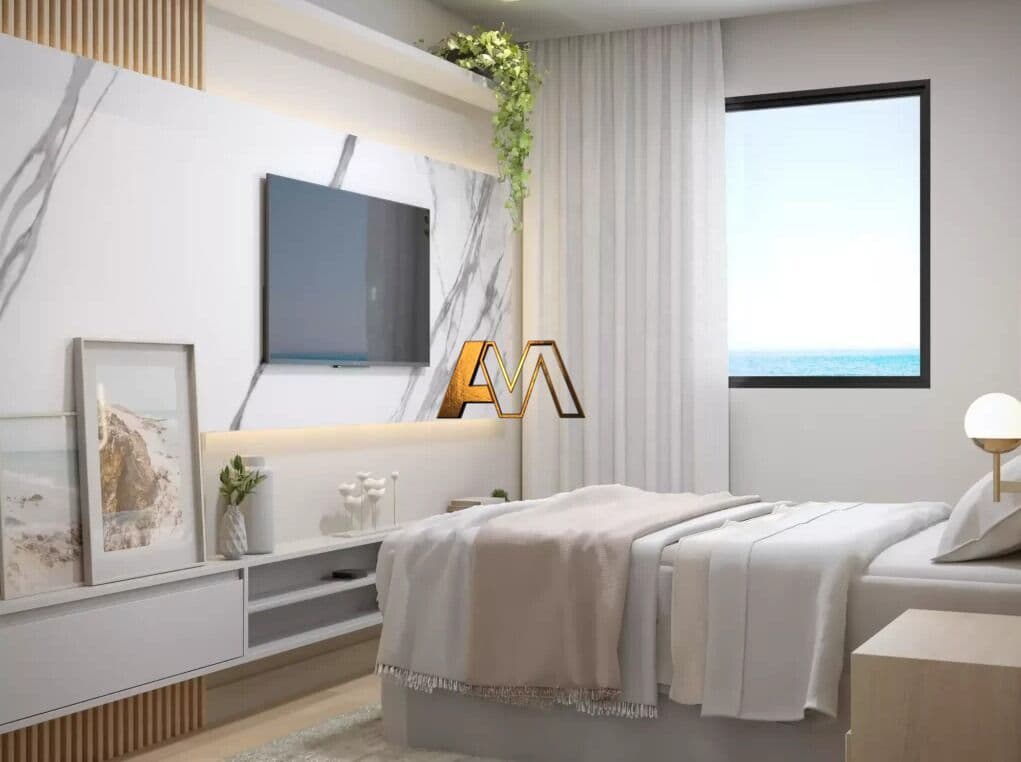 APTO 2/4 COM VARANDA AMPLA EM JAGUARIBE