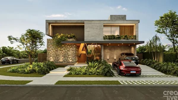 CASA 4 SUITES E PISCINA EM ALPHAVILLE LITORAL NORTE 3