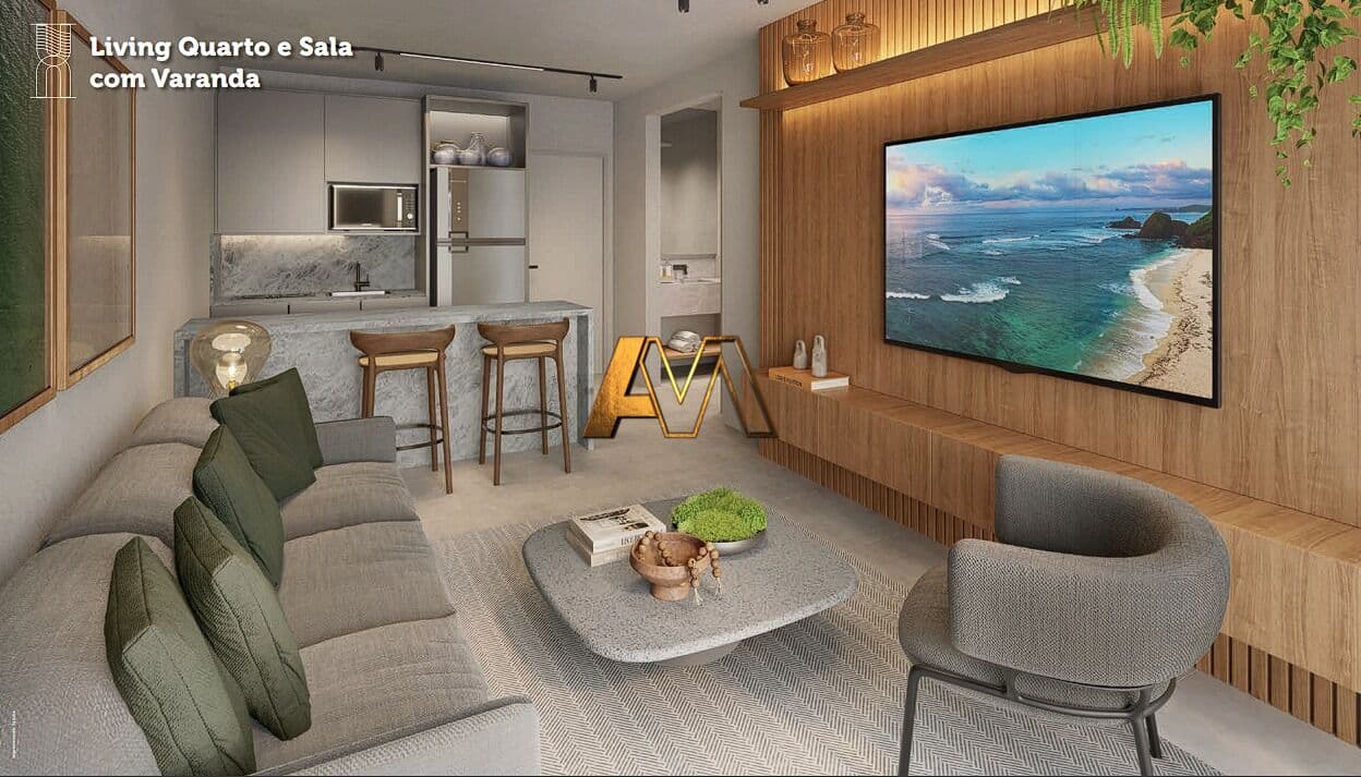 APARTAMENTO 1 QUARTO NA BARRA - LANÇAMENTO