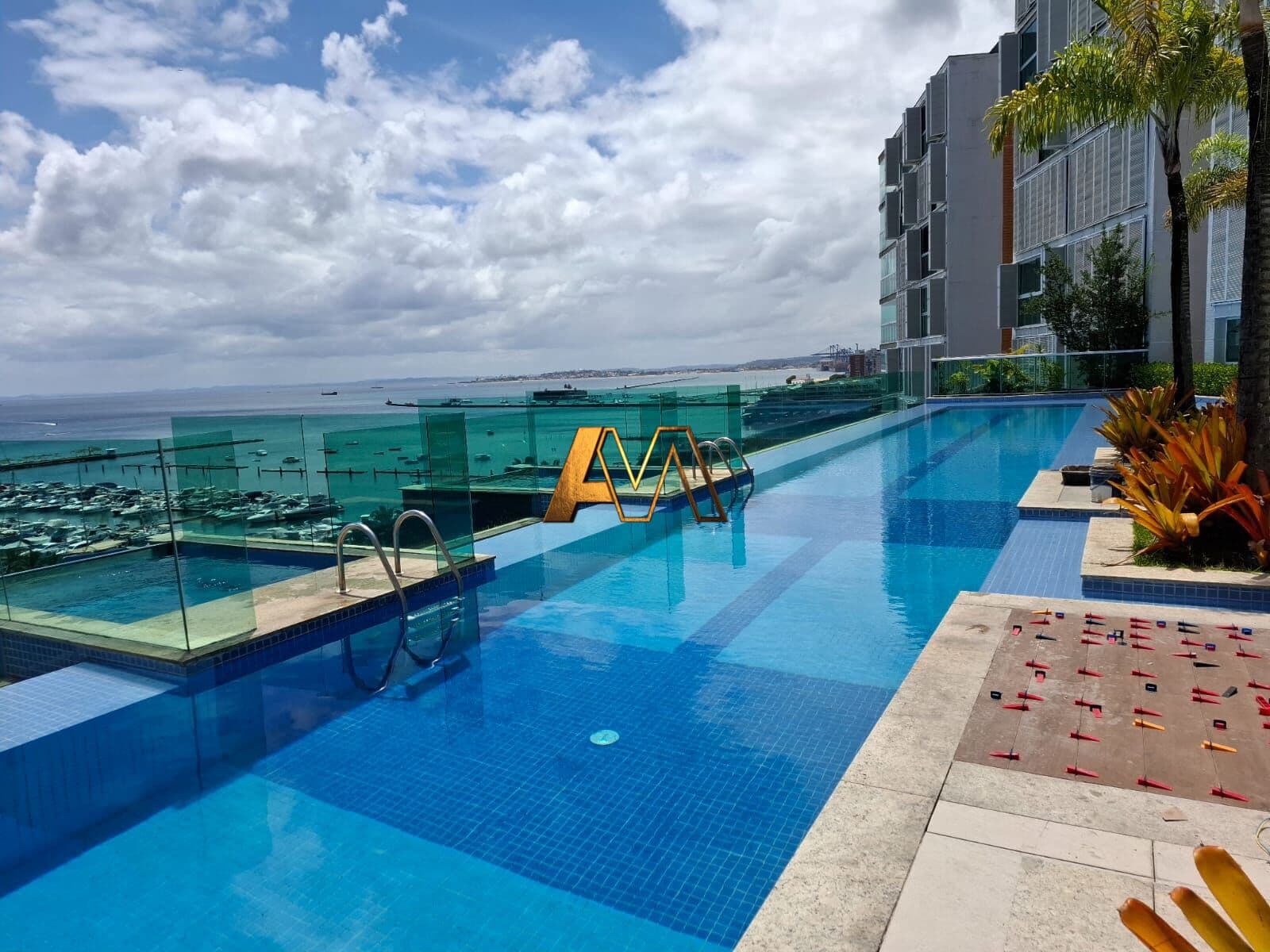 APARTAMENTO 1/4 NO CLOC MARINA RESIDENCE - PORTEIRA FECHADA