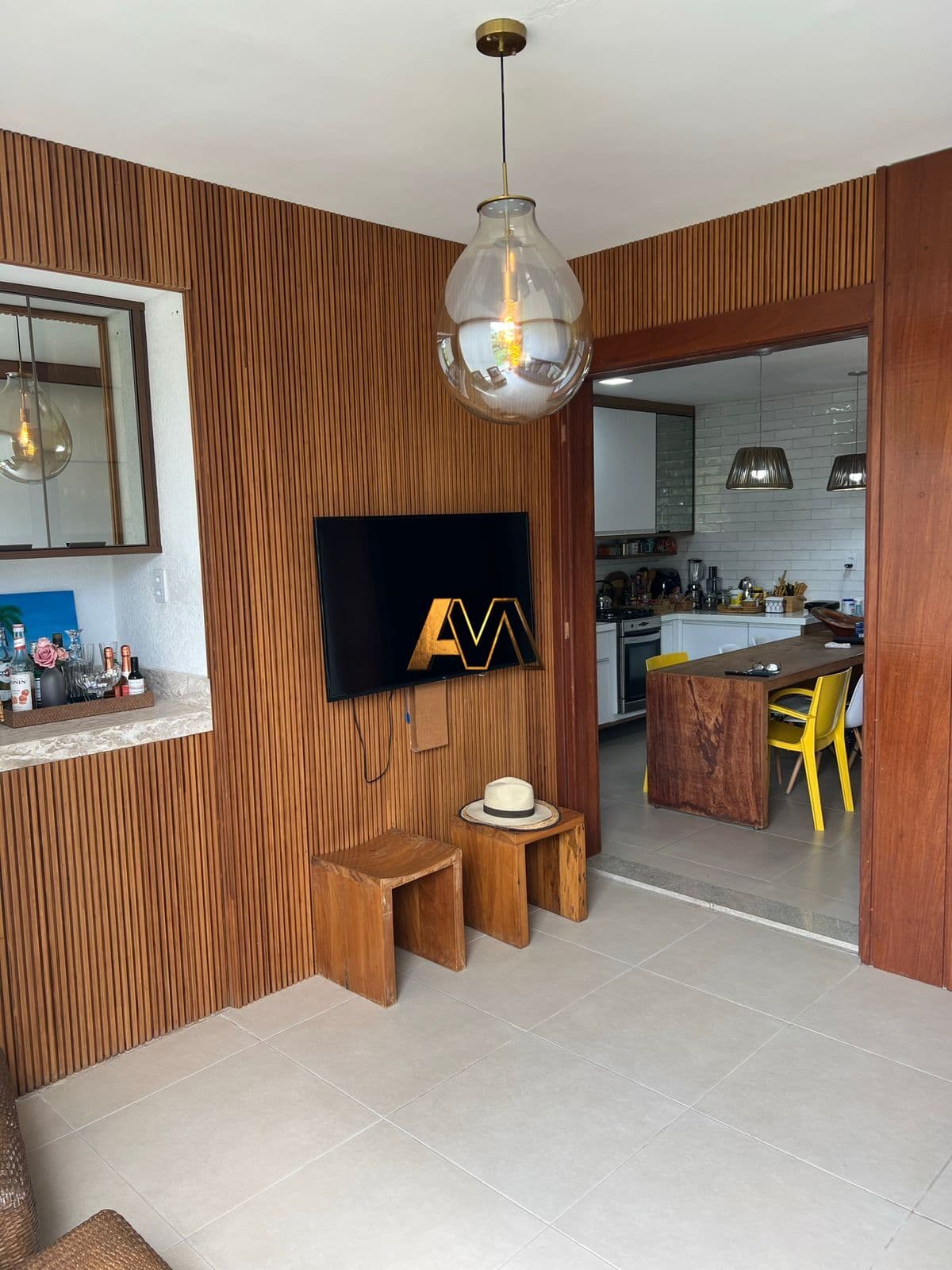 Apartamento térreo 2/4 em praia do forte