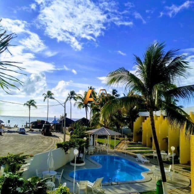 VISTA MAR - PÉ NA AREIA - VILLAGE 2/4 EM GUARAJUBA
