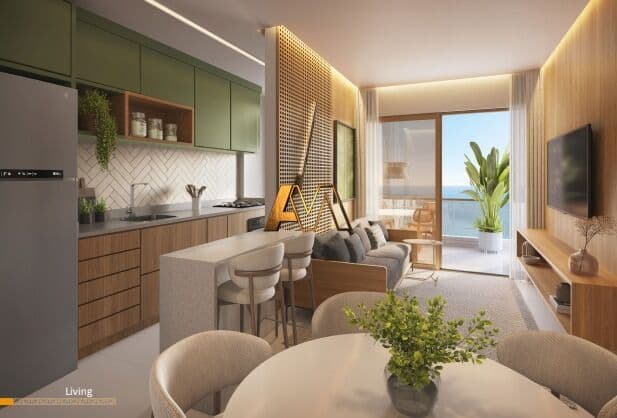 APARTAMENTO 2/4 SENDO 1 SUÍTE NA BARRA - VISTA MAR