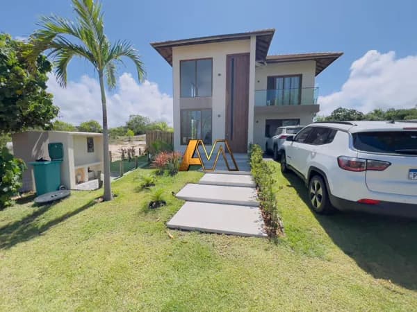 CASA 4 SUITES COM PROJETO MODERNO EM SAUIPE