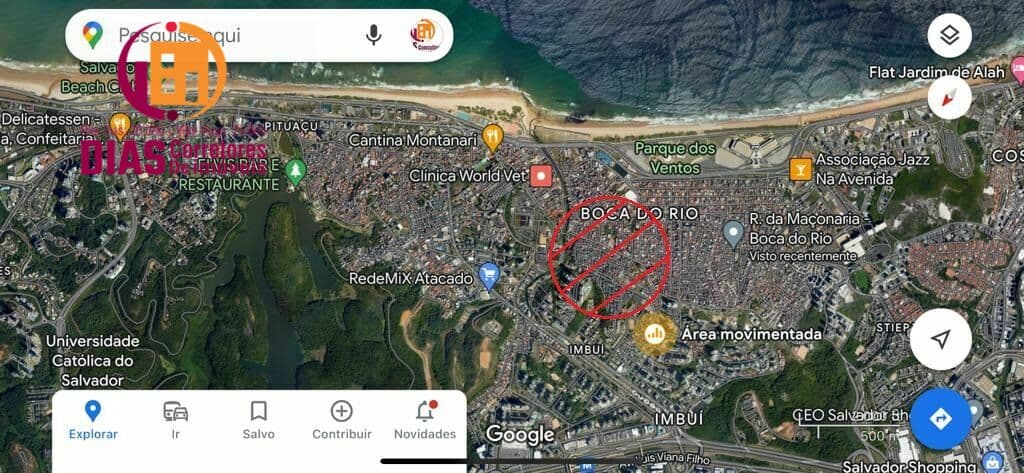 Vendo terreno com 3.000m² na Boca do Rio