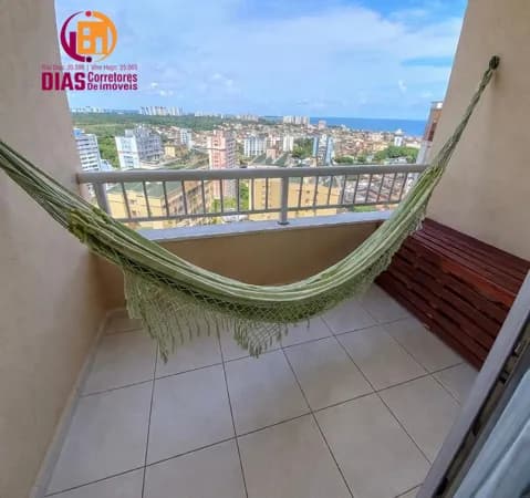 Vendo lindo Apartamento com 75m2 varanda vista mar, 3/4, suíte, 2 vagas cobertas, total infraestrutura- imbui Ville - Salvador/Ba.