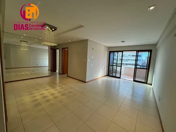 Alugo excelente Apartamento com 108m2 no Alto do Itaigara com varanda panorâmica, sala, 3/4, 2 suítes, armários, 4 vagas - Itaigara - Salvador/Ba