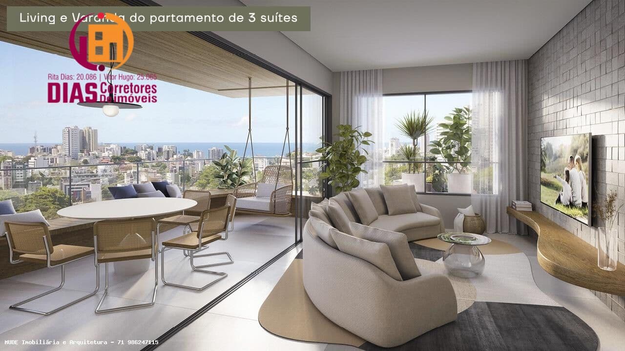 Apartamentono no OKE Horto possui 109,88m² com 3 suítes