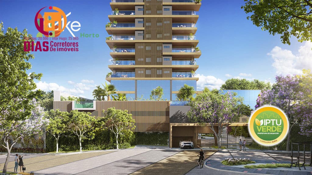 Apartamentono no OKE Horto possui 109,88m² com 3 suítes