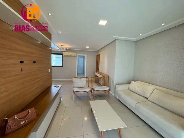 Alugo lindo Apartamento de 112m2 no Resort Le Parc semi-mobiliado 3/4, 2 suítes, 2 vagas - Patamares - SSA/BA.