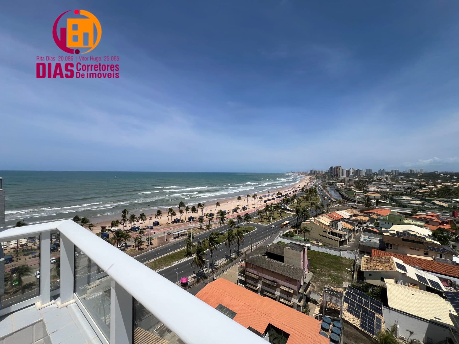 Alugo em exclusividade Apartamento Cobertura Duplex mobiliado vista mar com 2 suítes, 2 vagas, total infraestrutura - Piatã - Salvador/BA.