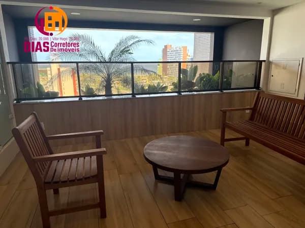 Vendo Apartamento Studio vista mar mobiliado e decorador por decorador renomado em condomínio com total infraestrutura