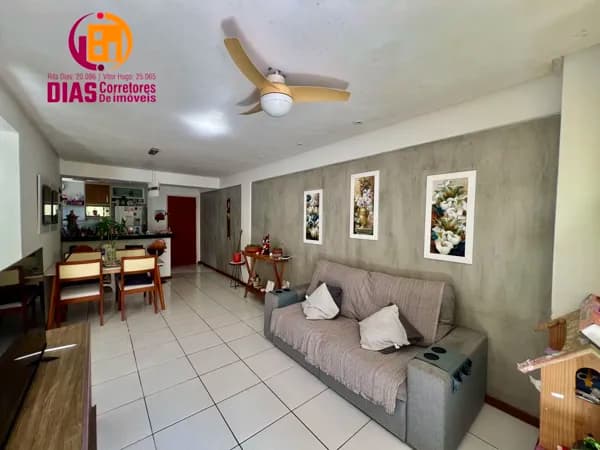 Apartamento 2/4 com 1 suíte em Piatã, Salvador/BA