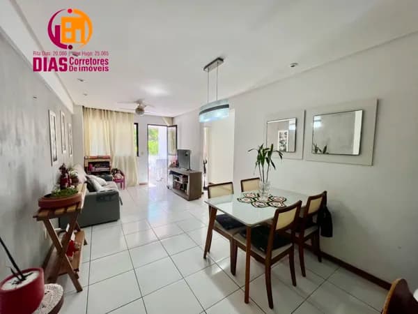 Apartamento 2/4 com 1 suíte em Piatã, Salvador/BA