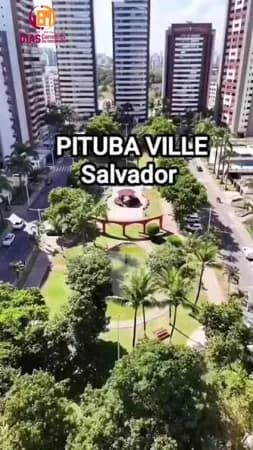 Vendo no Pituba Ville Apartamento de 71m2 , 2/4, suíte , 2 vagas, infraestrutura- Pituba - Salvador/BA