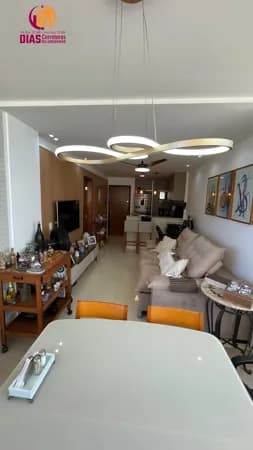 Vendo amo Apartamento vista panorâmica para o mar com 71m2 com 1 suíte reversível para 2/4, 1 vaga coberta, infraestrutura - Paramares - Salvador/BA.