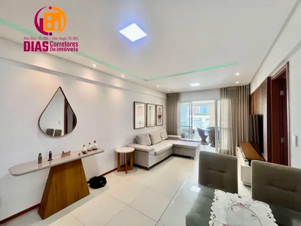 Apartamento mobiliado com 109m² em Armação, Salvador/BA