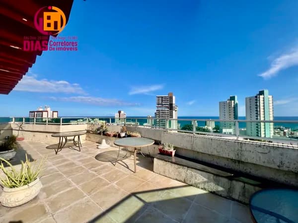 Vendo em exclusividade Apartamento cobertura nascente vista mar , espaço gourmet com churrasqueira, hidromassagem, 186m2 , 3/4, suíte, infraestrutura - Costa Azul, Salvador/BA